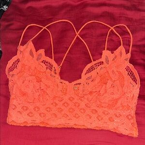 Free People Lace Bralette with Strappy Back